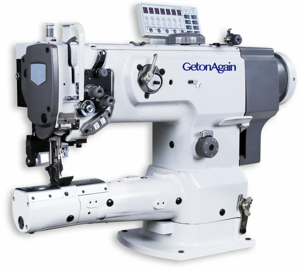 直驅筒式可開關右修刀綜合送料縫紉機